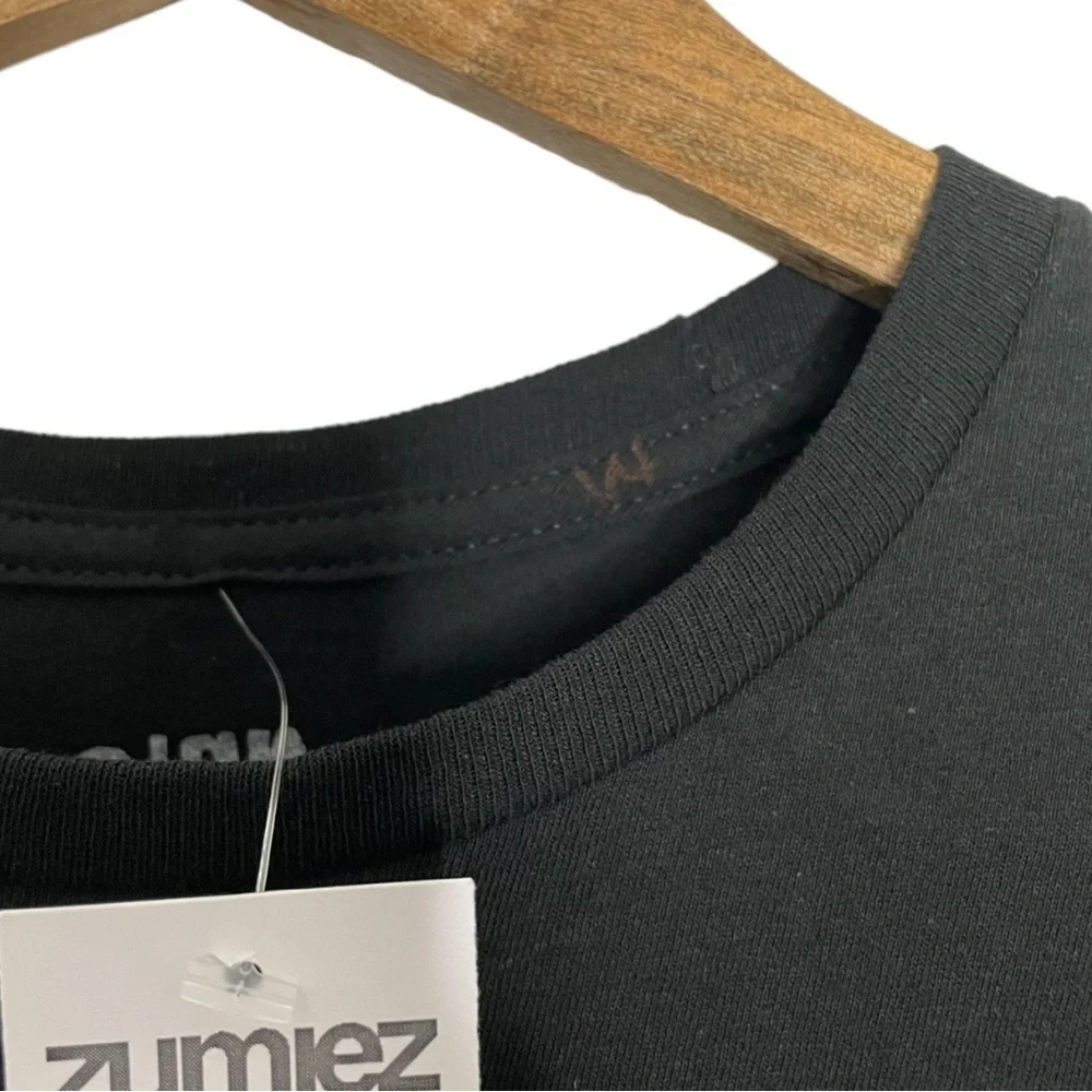 A-lab Trip On This Mushroom Tee T-Shirt Black NWT